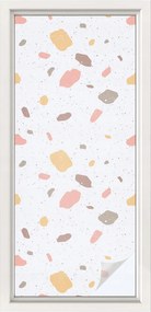 Ablaküvegfólia Adatvédelem Absztrakt terrazzo 50x116 cm