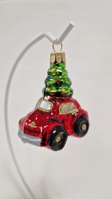 KarĂĄcsonyfadĂsz ĂŒvegbĆl KarĂĄcsony AutĂł karĂĄcsonyfĂĄval