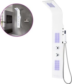 vidaXL fehér alumínium zuhanypanel 20 x 44 x 130 cm