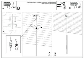 Sollux SL.1524 - Csillár zsinóron PASTELO 1xG9/8W/230V piros