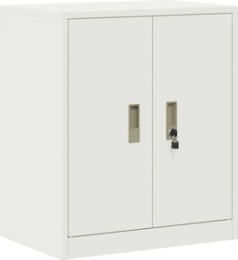 vidaXL Tárolószekrény Fehér 60 x 40 x 70 cm Acél