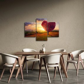 A szív alakú fa képe (90x60 cm)