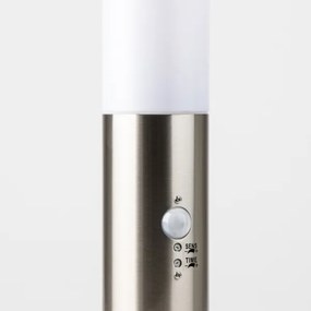 Brilagi - NOVA kültéri lámpa érzékelővel 1xE27/15W/230V 40 cm IP44 matt króm