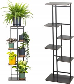 Univerzális álló virágágyás Virágtartó Állvány fém 7 szint 106cm venge