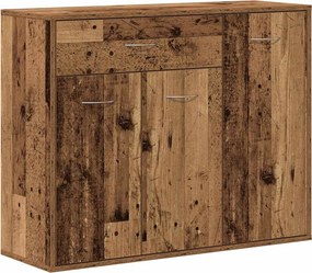 vidaXL antik fa szerelt fa tálalószekrény 88 x 30 x 70 cm