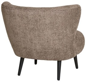 Barna buklé fotel Covelo – House Nordic