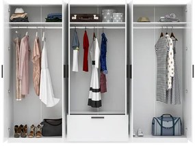 LITA Gardrób Tükörrel 6D1S