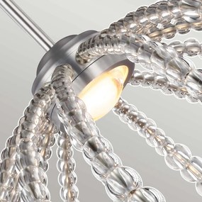 Feiss glamour kristály LED függeszték oberlin nikkel elsfe-oberlin-p-m