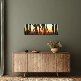 Kép - Növények (órával) (90x30 cm)