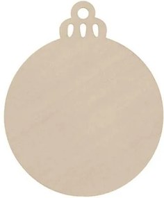 Karácsonyfa Dekoráció Fa Medál 5cm