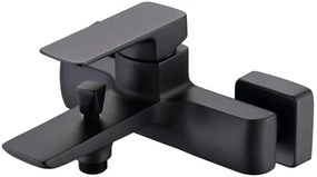 Kád csaptelep SAT Brevis zuhanyszett nélkül 150 mm fekete matt SATBSBRE222C