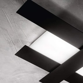 Gea Luce DOHA P G N - LED Mennyezeti lámpa DOHA LED/50W/230V 104 cm fekete