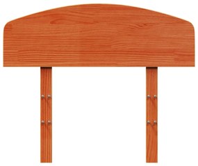 viaszbarna tömör fenyőfa fejtámla 75 cm