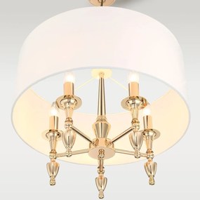 Cosmolight klasszikus csillár austin arany cosp05180au-wh