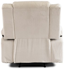 Relaxfotel Bézs Kordbársony Kárpittal. Arturo