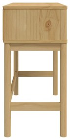FLORO viaszbarna tömör fenyőfa tálalóasztal 89,5 x 36,5 x 73 cm