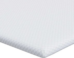 vidaXL Matrac topper Fehér 80 x 200 cm Jacquard Szövet