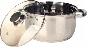 Smukee Rozsdamentes acél fazék üveg fedővel 2,5 l 18 cm