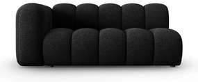 Feketés antracitszürke kanapé modul (bal oldali) Lupine – Micadoni Home