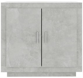 betonszürke szerelt fa tálalóasztal 80 x 40 x 75 cm