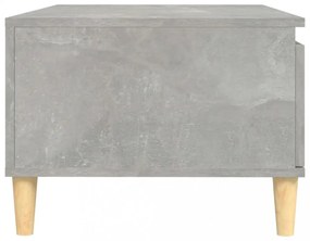betonszürke szerelt fa dohányzóasztal 90x50x36,5 cm