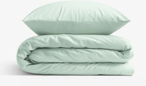 Goldea pamut ágyneműhuzat garnitúra - világos menta 140 x 200 és 70 x 90 cm