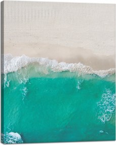 Vászonkép Hullámok Tengerpart Homok Víz 40x50 cm Ideális ajándék