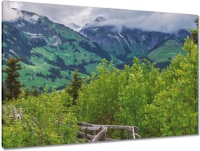 Festmények 120x80 Híd Építészet Tájkép