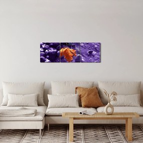 Kép - Tengerpart (órával) (90x30 cm)