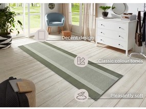 Zöld futószőnyeg 80x300 cm Band – Hanse Home