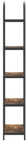 Könyvespolc Füstölt tölgy 60 x 30 x 183 cm Faanyag