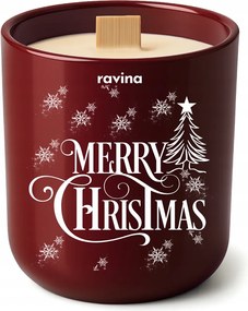 Karácsonyi illatgyertya Merry Christmas, hópehely Karácsonyi ajándék