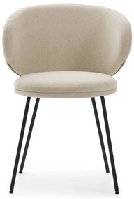 Bézs kárpitozott étkezőfotel szett 2 db-os Rush – Marckeric