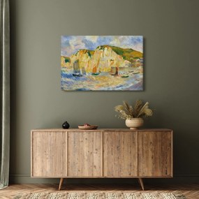 Kép - Auguste Renoir, Sea and Cliffs, reprodukciók (90x60 cm)