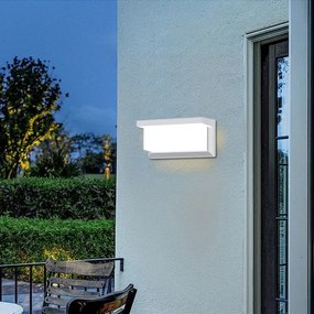 Brilagi - LED RGBW kültéri fali lámpatest BRICKY 1xE27/9W/230V fehér IP54