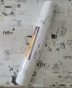 Csempe tapéta, csempe, eszpresszó, latte, 5754-10