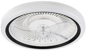 LED Mennyezeti lámpa ventilátorral GEMMA LED/37W/230V fehér + távirányító
