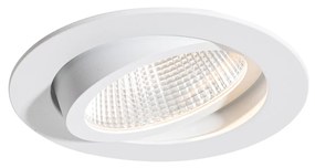 Süllyesztett spotlámpa fehér 9,5 cm LED-del 1015 lm szabályozható IP23 - Gaius