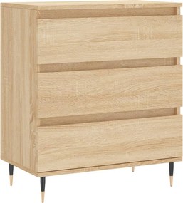 vidaXL sonoma tölgy színű szerelt fa tálalóasztal 60 x 35 x 70 cm