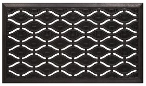 Gumiszőnyeg 1252 fekete, 55 x 90 cm, 55 x 90 cm