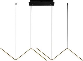 MILAGRO ML1179 Modern Led Függesztett Lámpa Fekete LED IP20