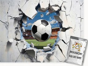 Fotótapéta Fiú Gyerekeknek Labda 3D Pálya Tapéta Flizelina 400x280