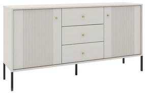 Komód LUE bézs/fekete