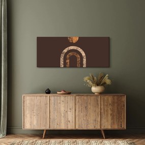 Kép - Narancssárga ívek N⁰1 (120x50 cm)