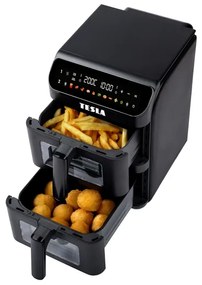 TESLA Electronics AirCook - Multifunkciós digitális forrólevegős fritőz 11 l 2800W/230V fekete