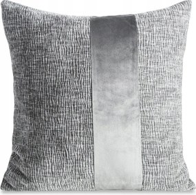 Dekoratív párnahuzat Carla 45x45 Eurofirany acél zsenília díszítő öv
