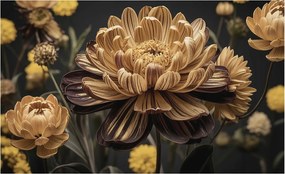 Fotótapéta Flizelin a Hálószobába Nappali Virágos elegancia 416x254 Ragasztó