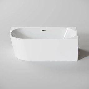 CORNER félszabadon álló fürdőkád, sarokba, jobbos, fehér, 160x75x58 cm