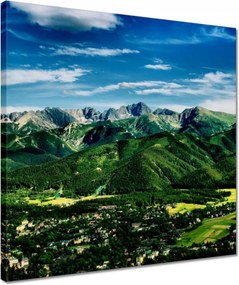 Vászonkép 40x40 Tájkép Tátra Lengyel hegyek