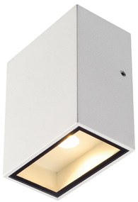 Kültéri Fali lámpa, fehér, 3000K melegfehér, 290 lm, CRI 80, 110°, SLV Quad 1 XL 232431